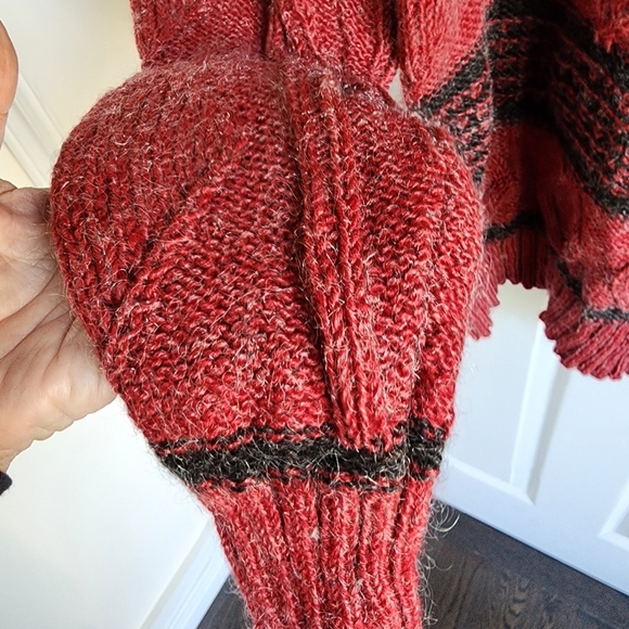 Harry Rosen Wool And Mohair Grandpa Sweater Sz L - Picture 6 of 8